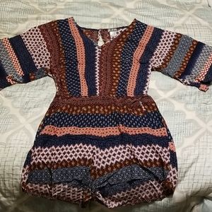 Patterned Romper